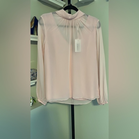 TED BAKER
Ruched Silk High Neck Blouse In Bright Pink - Picture 6 of 11